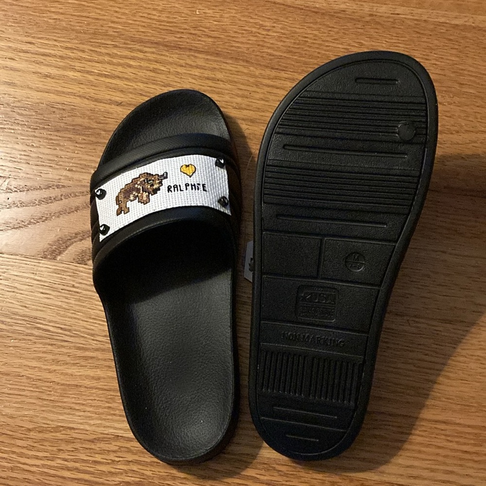 NEW CU Buffs hand sewn slides, size 8 - Picture 5 of 6
